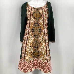 *** Anthropologie Multicolor Patterned Dress *** NWT *** L